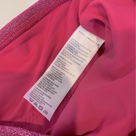 NWT Good American Sparkle Better Bank Bikini Set - Picture 6 of 7